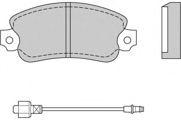 E.T.F. 12-0127 Тормозные колодки для PEUGEOT 205 II (Пежо 205 2) E.T.F. 12-0127 Тормозные колодки для PEUGEOT 205 II (Пежо 205 2)