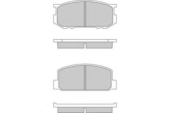E.T.F. 12-0165 Тормозные колодки для TOYOTA CORONA (Тойота/тоета Cорона) E.T.F. 12-0165 Тормозные колодки для TOYOTA CORONA (Тойота/тоета Cорона)