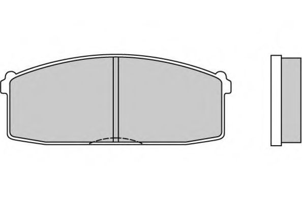 E.T.F. 12-0237 Тормозные колодки для NISSAN (Ниссан) E.T.F. 12-0237 Тормозные колодки для NISSAN (Ниссан)