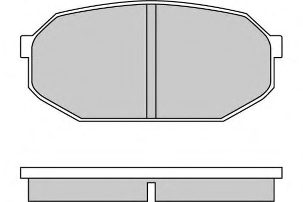 E.T.F. 12-0249 Тормозные колодки для MITSUBISHI LANCER (Митсубиши/митсубиси Ланcэр) E.T.F. 12-0249 Тормозные колодки для MITSUBISHI LANCER (Митсубиши/митсубиси Ланcэр)