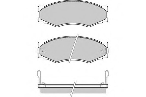 E.T.F. 12-0301 Тормозные колодки для NISSAN (Ниссан) E.T.F. 12-0301 Тормозные колодки для NISSAN (Ниссан)