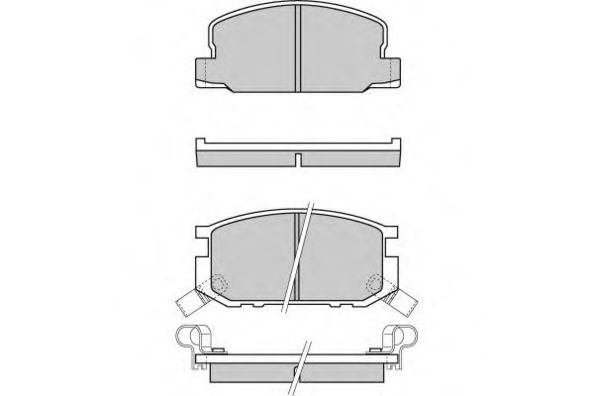 E.T.F. 12-0308 Тормозные колодки для TOYOTA CORONA (Тойота/тоета Cорона) E.T.F. 12-0308 Тормозные колодки для TOYOTA CORONA (Тойота/тоета Cорона)