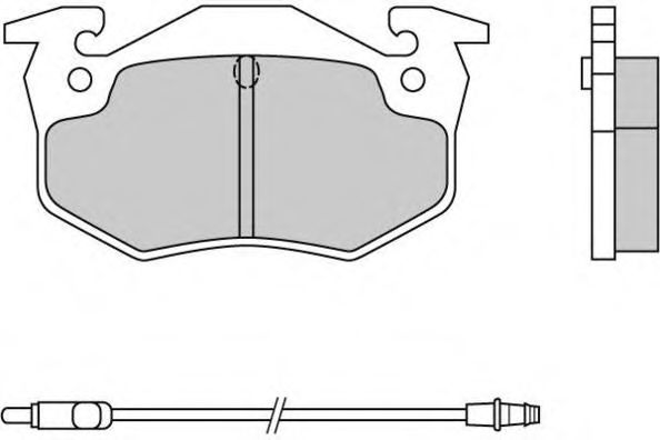 E.T.F. 12-0338 Тормозные колодки для RENAULT SUPER 5 (Рено Супэр 5) E.T.F. 12-0338 Тормозные колодки для RENAULT SUPER 5 (Рено Супэр 5)