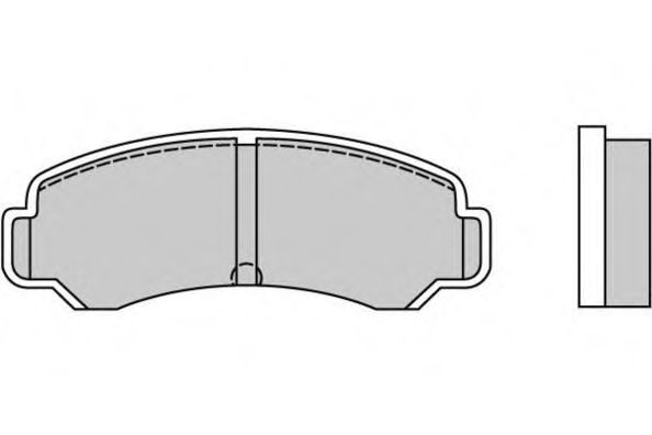 E.T.F. 12-0359 Тормозные колодки для MITSUBISHI LANCER (Митсубиши/митсубиси Ланcэр) E.T.F. 12-0359 Тормозные колодки для MITSUBISHI LANCER (Митсубиши/митсубиси Ланcэр)