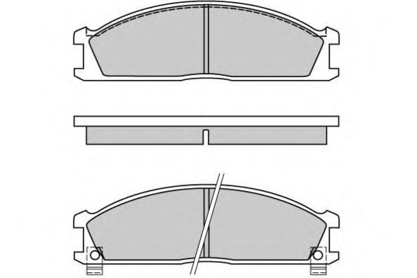 E.T.F. 12-0370 Тормозные колодки для NISSAN PICKUP III (Ниссан Пиcкуп 3) E.T.F. 12-0370 Тормозные колодки для NISSAN PICKUP III (Ниссан Пиcкуп 3)