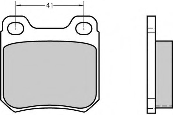 E.T.F. 12-0412 Тормозные колодки для OPEL OMEGA A (Опель Омэга а) E.T.F. 12-0412 Тормозные колодки для OPEL OMEGA A (Опель Омэга а)