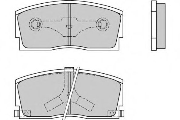 E.T.F. 12-0437 Тормозные колодки для DAIHATSU CHARADE II (Дайхатсу Чарадэ 2) E.T.F. 12-0437 Тормозные колодки для DAIHATSU CHARADE II (Дайхатсу Чарадэ 2)