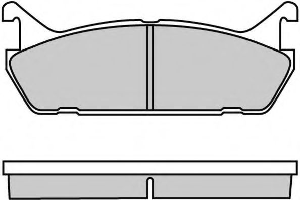 E.T.F. 12-0488 Тормозные колодки для MAZDA FAMILIA V (Мазда Фамилиа v) E.T.F. 12-0488 Тормозные колодки для MAZDA FAMILIA V (Мазда Фамилиа v)