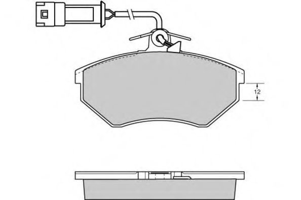 E.T.F. 12-0533 Тормозные колодки для AUDI 90 (Ауди 90) E.T.F. 12-0533 Тормозные колодки для AUDI 90 (Ауди 90)