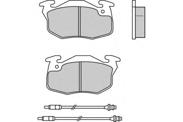 E.T.F. 12-0550 Тормозные колодки для PEUGEOT 205 II (Пежо 205 2) E.T.F. 12-0550 Тормозные колодки для PEUGEOT 205 II (Пежо 205 2)