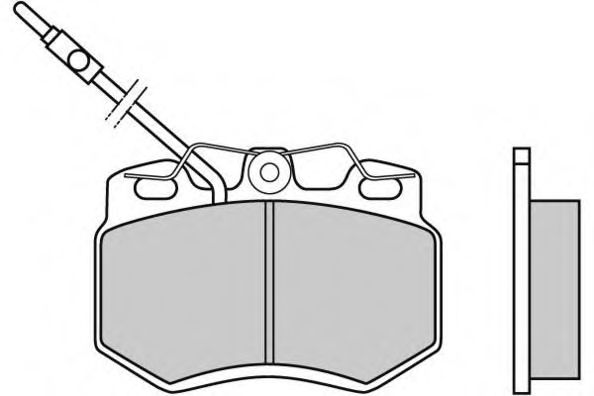 E.T.F. 12-0604 Тормозные колодки для PEUGEOT 205 II (Пежо 205 2) E.T.F. 12-0604 Тормозные колодки для PEUGEOT 205 II (Пежо 205 2)