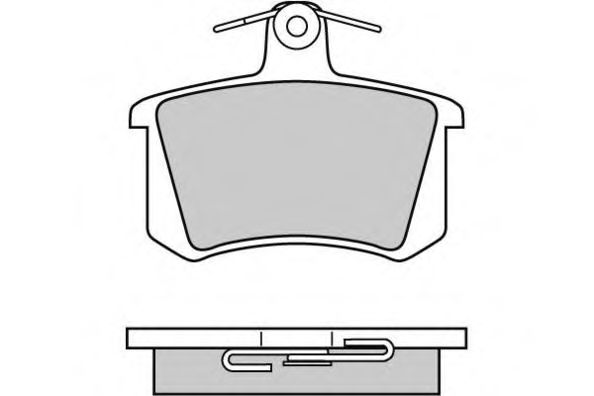 E.T.F. 12-0612 Тормозные колодки для AUDI 100 (Ауди 100) E.T.F. 12-0612 Тормозные колодки для AUDI 100 (Ауди 100)