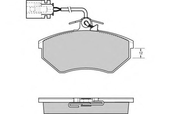 E.T.F. 12-0638 Тормозные колодки для AUDI 90 (Ауди 90) E.T.F. 12-0638 Тормозные колодки для AUDI 90 (Ауди 90)