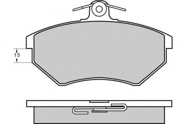 E.T.F. 12-0642 Тормозные колодки для AUDI 90 (Ауди 90) E.T.F. 12-0642 Тормозные колодки для AUDI 90 (Ауди 90)