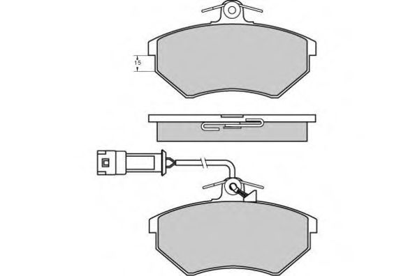 E.T.F. 12-0643 Тормозные колодки для AUDI 90 (Ауди 90) E.T.F. 12-0643 Тормозные колодки для AUDI 90 (Ауди 90)