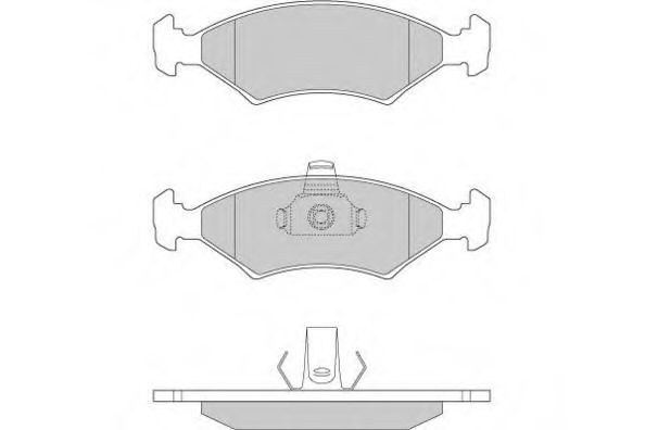 E.T.F. 12-0675 Тормозные колодки для FORD FIESTA (Форд Фиэста) E.T.F. 12-0675 Тормозные колодки для FORD FIESTA (Форд Фиэста)