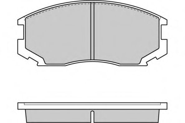 E.T.F. 12-0732 Тормозные колодки для MITSUBISHI LANCER IV (Митсубиши/митсубиси Ланcэр иv) E.T.F. 12-0732 Тормозные колодки для MITSUBISHI LANCER IV (Митсубиши/митсубиси Ланcэр иv)