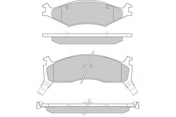 E.T.F. 12-0772 Тормозные колодки для KIA SPORTAGE (Киа Спортейдж) E.T.F. 12-0772 Тормозные колодки для KIA SPORTAGE (Киа Спортейдж)