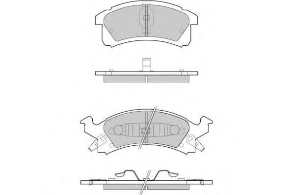 E.T.F. 12-0779 Тормозные колодки для CHEVROLET BERETTA (Шевроле Бэрэтта) E.T.F. 12-0779 Тормозные колодки для CHEVROLET BERETTA (Шевроле Бэрэтта)