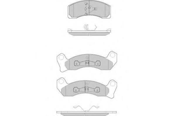 E.T.F. 12-0780 Тормозные колодки для FORD-USA (Форд-уса) E.T.F. 12-0780 Тормозные колодки для FORD-USA (Форд-уса)