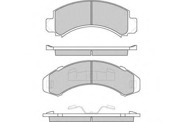 E.T.F. 12-0782 Тормозные колодки для FORD USA EXPLORER (Форд сша Эxплорэр) E.T.F. 12-0782 Тормозные колодки для FORD USA EXPLORER (Форд сша Эxплорэр)
