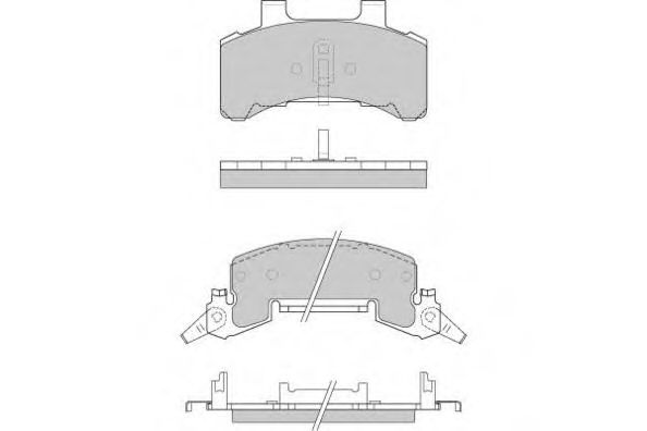 E.T.F. 12-0784 Тормозные колодки для CHEVROLET BERETTA (Шевроле Бэрэтта) E.T.F. 12-0784 Тормозные колодки для CHEVROLET BERETTA (Шевроле Бэрэтта)
