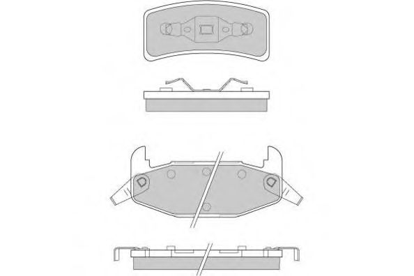 E.T.F. 12-0787 Тормозные колодки для OLDSMOBILE (Олдмобиль) E.T.F. 12-0787 Тормозные колодки для OLDSMOBILE (Олдмобиль)