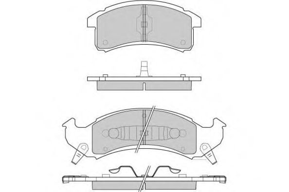 E.T.F. 12-0799 Тормозные колодки для BUICK (Бьюик) E.T.F. 12-0799 Тормозные колодки для BUICK (Бьюик)