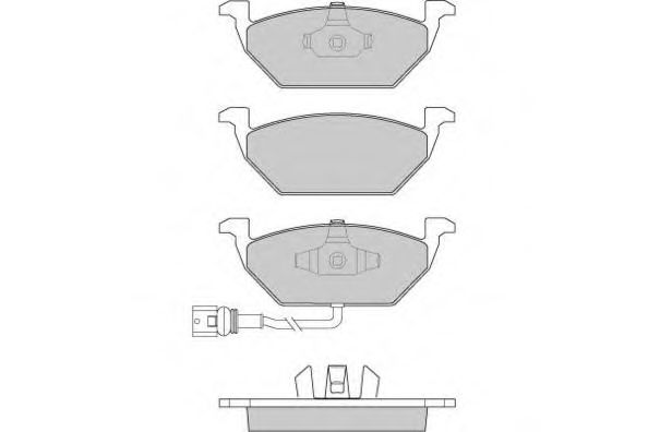 E.T.F. 12-0848 Тормозные колодки для VOLKSWAGEN BORA / JETTA V (1K5), GOLF V Variant (1K5), JETTA V (1K5), VENTO V (1K5) 1.4 TSI E.T.F. 12-0848 Тормозные колодки для VOLKSWAGEN BORA / JETTA V (1K5), GOLF V Variant (1K5), JETTA V (1K5), VENTO V (1K5) 1.4 TSI