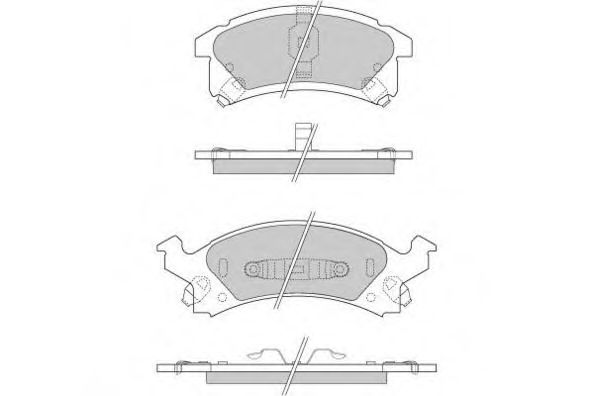 E.T.F. 12-0893 Тормозные колодки для CHEVROLET BERETTA (Шевроле Бэрэтта) E.T.F. 12-0893 Тормозные колодки для CHEVROLET BERETTA (Шевроле Бэрэтта)