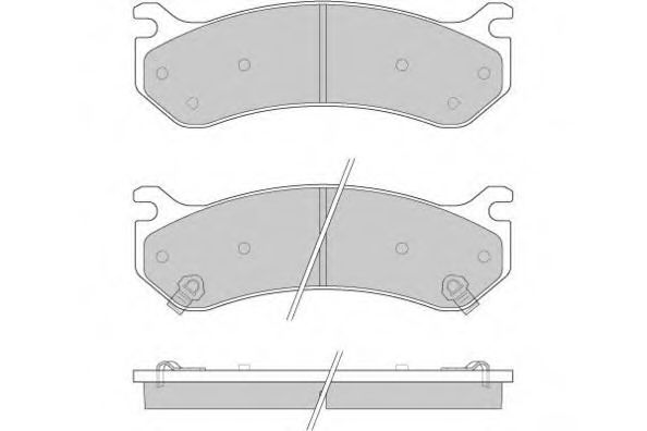 E.T.F. 12-0918 Тормозные колодки для CHEVROLET TAHOE (Шевроле Тахоэ) E.T.F. 12-0918 Тормозные колодки для CHEVROLET TAHOE (Шевроле Тахоэ)