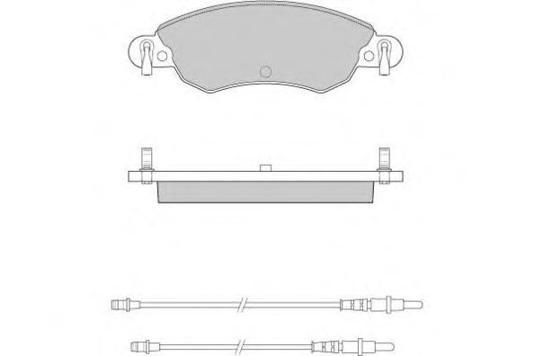 E.T.F. 12-0940 Тормозные колодки для CITROËN C5 II (CитроËн С5 2) E.T.F. 12-0940 Тормозные колодки для CITROËN C5 II (CитроËн С5 2)