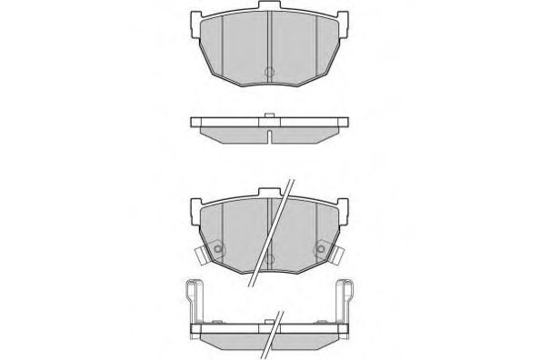 E.T.F. 12-0967 Тормозные колодки для HYUNDAI EXCEL (Хендай Эxcэл) E.T.F. 12-0967 Тормозные колодки для HYUNDAI EXCEL (Хендай Эxcэл)