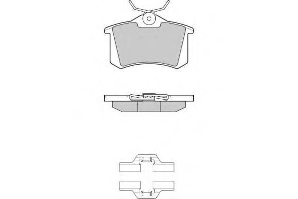 E.T.F. 12-1004 Тормозные колодки для VOLKSWAGEN (Фольксваген) E.T.F. 12-1004 Тормозные колодки для VOLKSWAGEN (Фольксваген)