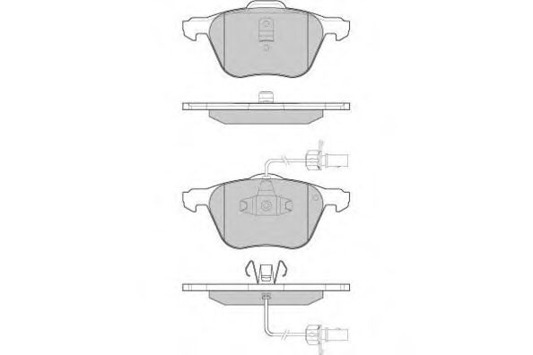 E.T.F. 12-1076 Тормозные колодки для VOLKSWAGEN (Фольксваген) E.T.F. 12-1076 Тормозные колодки для VOLKSWAGEN (Фольксваген)