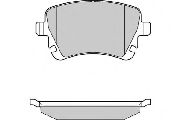 E.T.F. 12-1130 Тормозные колодки для VOLKSWAGEN BORA / JETTA V (1K5), GOLF V Variant (1K5), JETTA V (1K5), VENTO V (1K5) 1.4 TSI E.T.F. 12-1130 Тормозные колодки для VOLKSWAGEN BORA / JETTA V (1K5), GOLF V Variant (1K5), JETTA V (1K5), VENTO V (1K5) 1.4 TSI