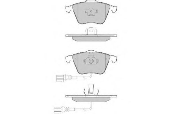 E.T.F. 12-1136 Тормозные колодки для VOLKSWAGEN BORA / JETTA V (1K5), GOLF V Variant (1K5), JETTA V (1K5), VENTO V (1K5) 1.4 TSI E.T.F. 12-1136 Тормозные колодки для VOLKSWAGEN BORA / JETTA V (1K5), GOLF V Variant (1K5), JETTA V (1K5), VENTO V (1K5) 1.4 TSI