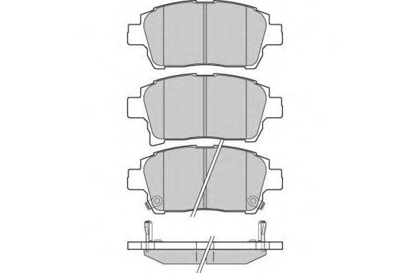 E.T.F. 12-1201 Тормозные колодки для TOYOTA COROLLA VERSO (Тойота/тоета Королла версо) E.T.F. 12-1201 Тормозные колодки для TOYOTA COROLLA VERSO (Тойота/тоета Королла версо)