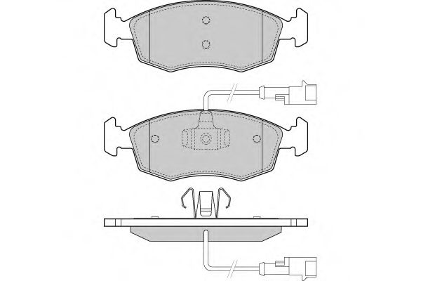 E.T.F. 12-1433 Тормозные колодки для FIAT 500 (Фиат 500) E.T.F. 12-1433 Тормозные колодки для FIAT 500 (Фиат 500)