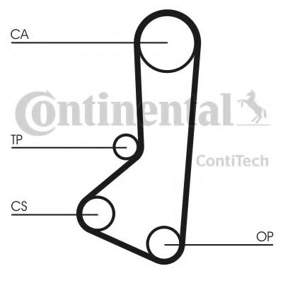 CONTITECH CT510 Ремень ГРМ для MITSUBISHI TREDIA (Митсубиши/митсубиси Трэдиа) CONTITECH CT510 Ремень ГРМ для MITSUBISHI TREDIA (Митсубиши/митсубиси Трэдиа)