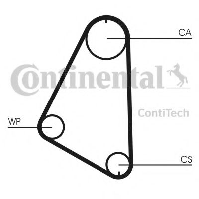 CONTITECH CT526 Ремень ГРМ для OPEL CORSA A (Опель Cорса а) CONTITECH CT526 Ремень ГРМ для OPEL CORSA A (Опель Cорса а)