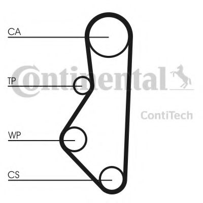 CONTITECH CT533 Ремень ГРМ для MAZDA (Мазда) CONTITECH CT533 Ремень ГРМ для MAZDA (Мазда)