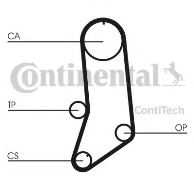 CONTITECH CT594 Ремень ГРМ для LANCIA (Лансиа/лянча) CONTITECH CT594 Ремень ГРМ для LANCIA (Лансиа/лянча)