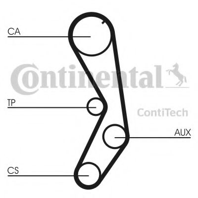 CONTITECH CT605K1 Комплект ремня ГРМ для CITROëN (Cитроëн) CONTITECH CT605K1 Комплект ремня ГРМ для CITROëN (Cитроëн)