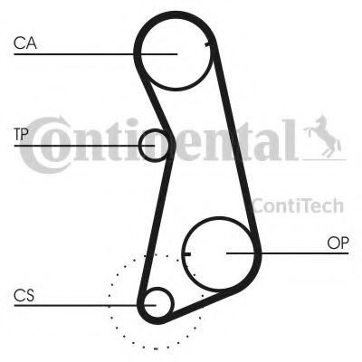 CONTITECH CT637K1 Комплект ремня ГРМ для VOLKSWAGEN CORRADO (Фольксваген Cоррадо) CONTITECH CT637K1 Комплект ремня ГРМ для VOLKSWAGEN CORRADO (Фольксваген Cоррадо)