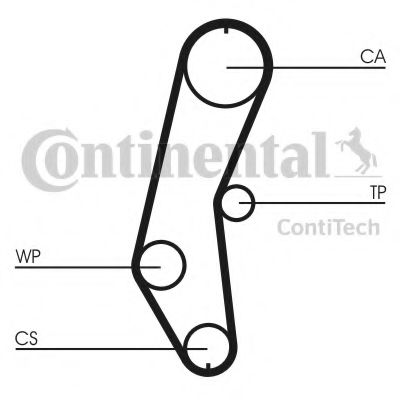 CONTITECH CT666 Ремень ГРМ для MAZDA (Мазда) CONTITECH CT666 Ремень ГРМ для MAZDA (Мазда)