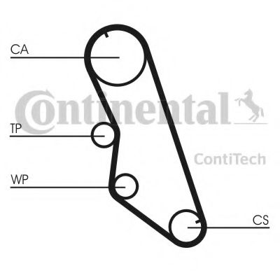 CONTITECH CT754WP1 Комплект ремня ГРМ для CITROëN (Cитроëн) CONTITECH CT754WP1 Комплект ремня ГРМ для CITROëN (Cитроëн)