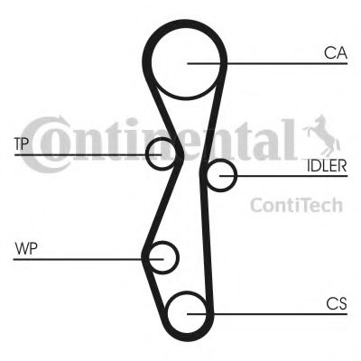 CONTITECH CT1091WP1 Комплект ремня ГРМ для FORD FOCUS II (Форд Фокус 2) CONTITECH CT1091WP1 Комплект ремня ГРМ для FORD FOCUS II (Форд Фокус 2)