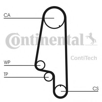 CONTITECH CT845K1 Комплект ремня ГРМ для VOLKSWAGEN POLO (Фольксваген Поло) CONTITECH CT845K1 Комплект ремня ГРМ для VOLKSWAGEN POLO (Фольксваген Поло)