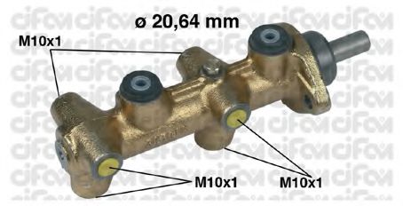 CIFAM 202-041 Главный тормозной цилиндр для VOLKSWAGEN JETTA (Фольксваген Жэтта) CIFAM 202-041 Главный тормозной цилиндр для VOLKSWAGEN JETTA (Фольксваген Жэтта)